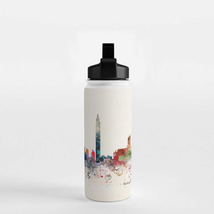 washington skyline Water Bottle Gallery Image 2
