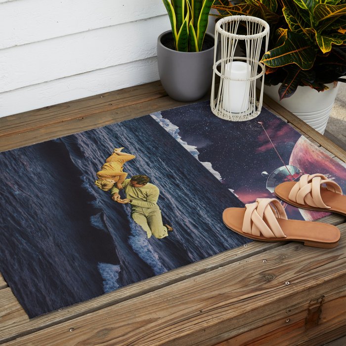 to be Reborn from a sea of Optimism Outdoor Rug Gallery Image 2