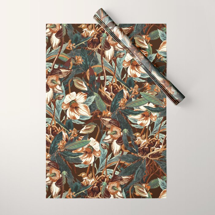 Vintage Night Garden Wrapping Paper Gallery Image 1