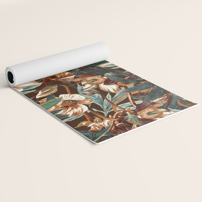 Vintage Night Garden Yoga Mat Gallery Image 2