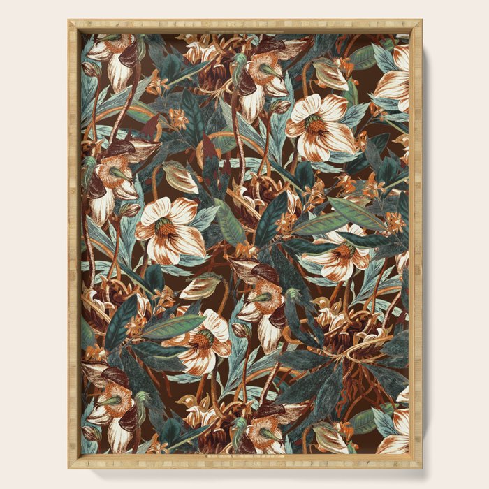 Vintage Night Garden Serving Tray Gallery Image 1