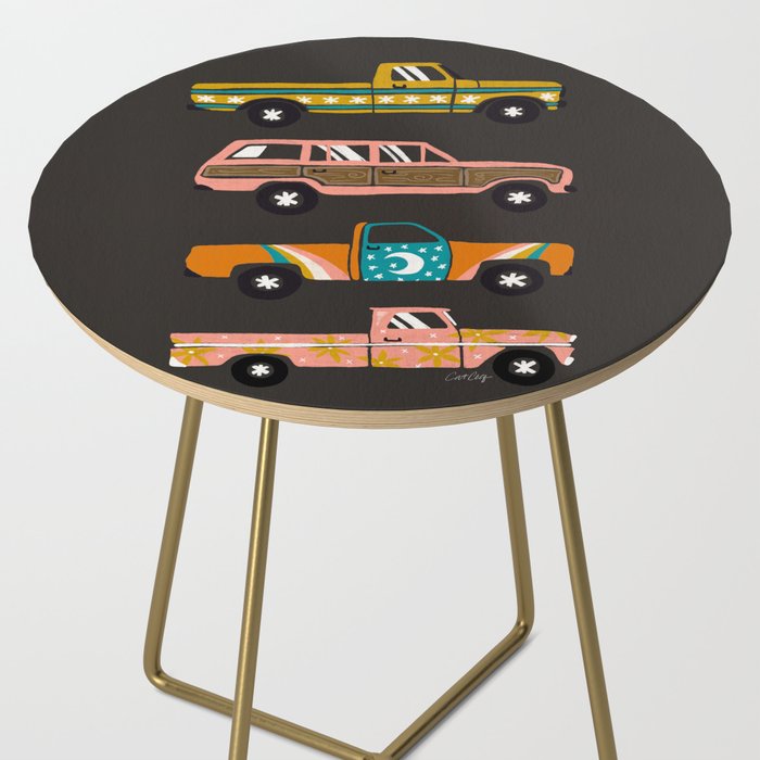 Retro Roads - Charcoal Side Table Gallery Image 2