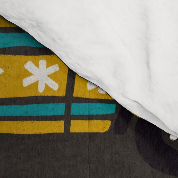 Retro Roads - Charcoal Comforter Gallery Image 4
