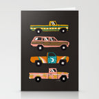 Retro Roads - Charcoal Stationery Card Gallery Image 2