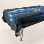 B5 Blue Hellcat Challenger SRT Tablecloth Gallery Image 1