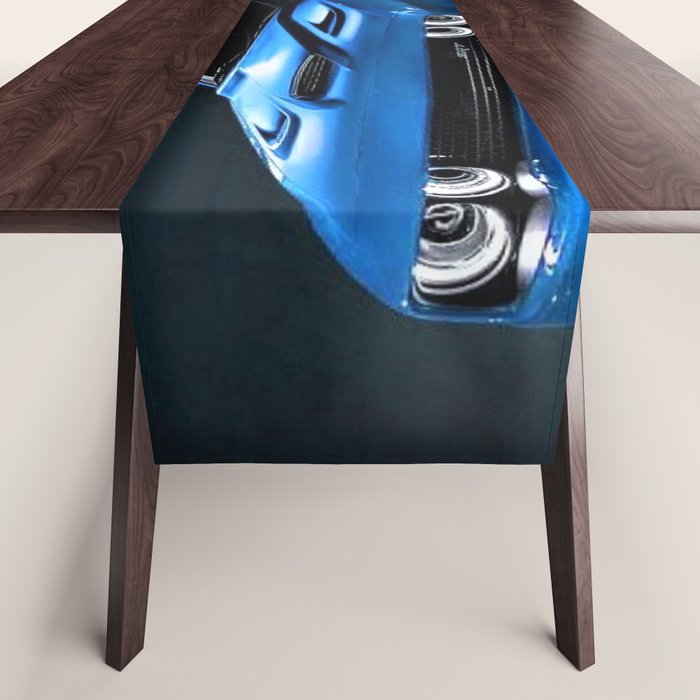 B5 Blue Hellcat Challenger SRT Table Runner Gallery Image 1
