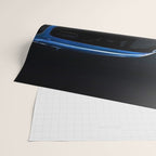 B5 Blue Hellcat Challenger SRT Wrapping Paper Gallery Image 2