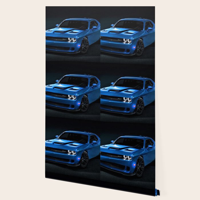 B5 Blue Hellcat Challenger SRT Wallpaper Gallery Image 2
