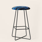 B5 Blue Hellcat Challenger SRT Stool Gallery Image 1