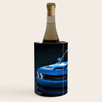 B5 Blue Hellcat Challenger SRT Wine Chiller Gallery Image 2