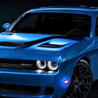 B5 Blue Hellcat Challenger SRT Coffee Mug Gallery Image 2