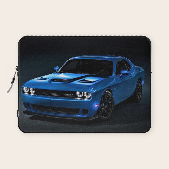 B5 Blue Hellcat Challenger SRT Laptop Sleeve Gallery Image 1