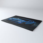 B5 Blue Hellcat Challenger SRT Rug Gallery Image 3