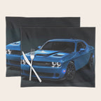 B5 Blue Hellcat Challenger SRT Placemat Gallery Image 1