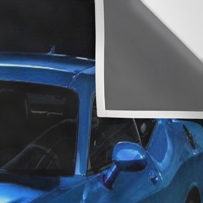 B5 Blue Hellcat Challenger SRT Wall Tapestry Gallery Image 3