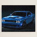 B5 Blue Hellcat Challenger SRT Jigsaw Puzzle Gallery Image 1