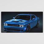 B5 Blue Hellcat Challenger SRT Desk Mat Gallery Image 3