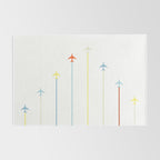 Retro Airplanes Rug Gallery Image 2