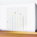 Retro Airplanes Wall Mural Gallery Image 2
