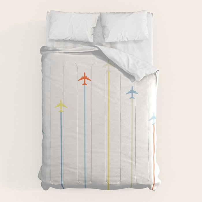 Retro Airplanes Comforter Gallery Image 1