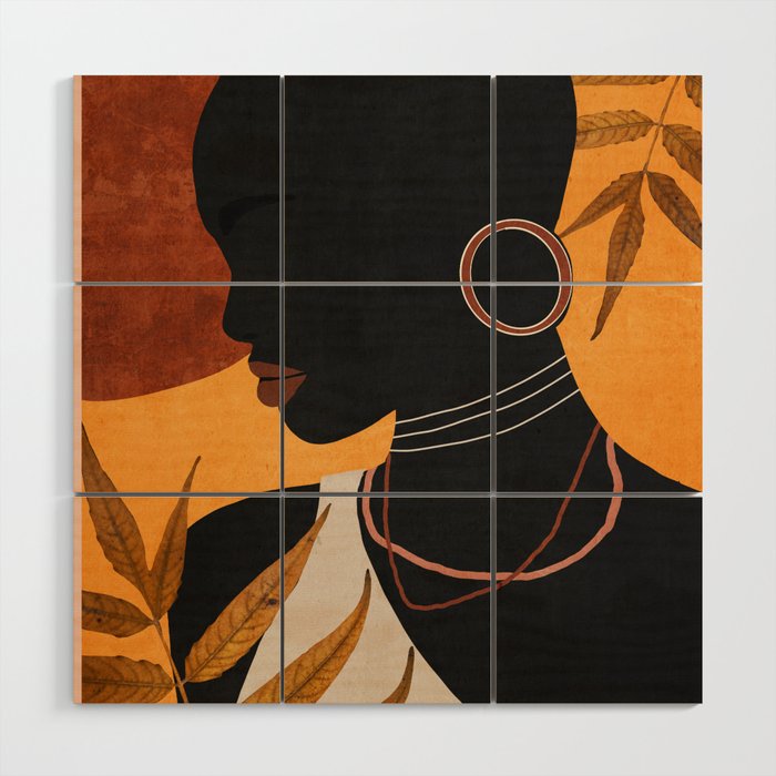 Tropical Girl 35 Wood Wall Art Gallery Image 1