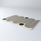 Abstraction_LINE_BLACK_DOT_VISUAL_ART_Minimlism_001A Rug Gallery Image 3