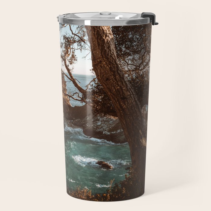 Big Sur Sunset at McWay Falls Travel Mug Gallery Image 2