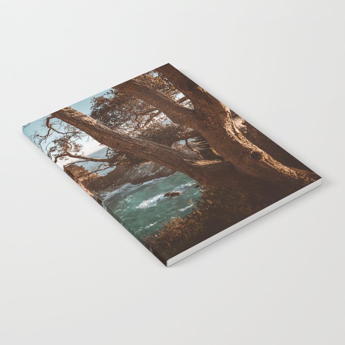 Big Sur Sunset at McWay Falls Notebook Gallery Image 2