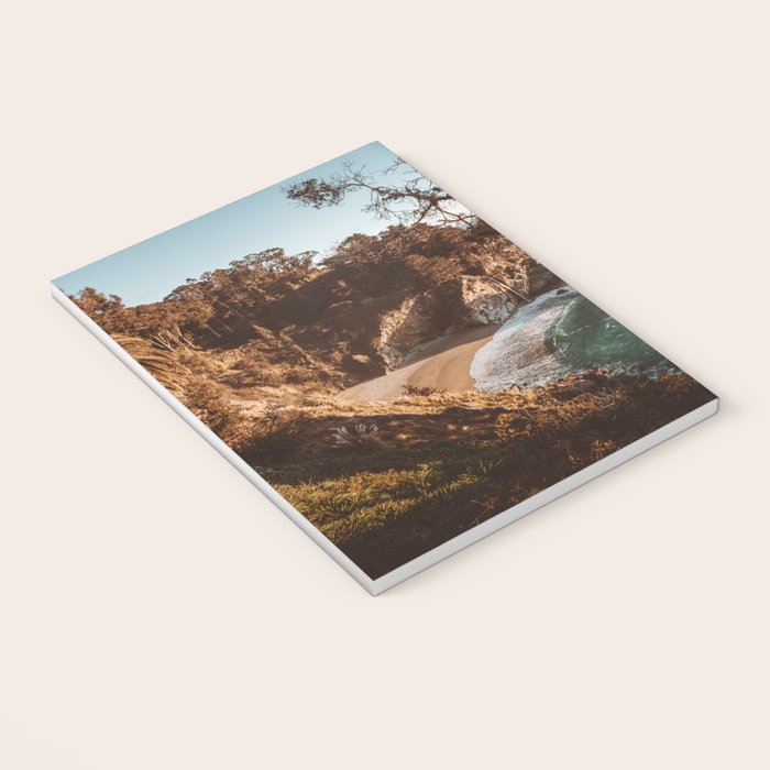 Big Sur Sunset at McWay Falls Notebook Gallery Image 3