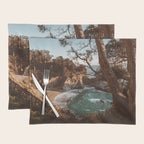 Big Sur Sunset at McWay Falls Placemat Gallery Image 1