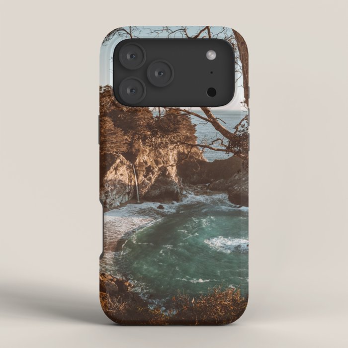 Big Sur Sunset at McWay Falls iPhone Case Gallery Image 4