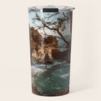 Big Sur Sunset at McWay Falls Travel Mug Gallery Image 1