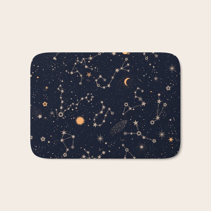 Starry Night IV Bath Mat Gallery Image 1