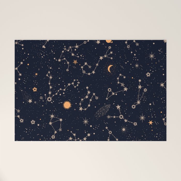Starry Night IV Welcome Mat Gallery Image 1