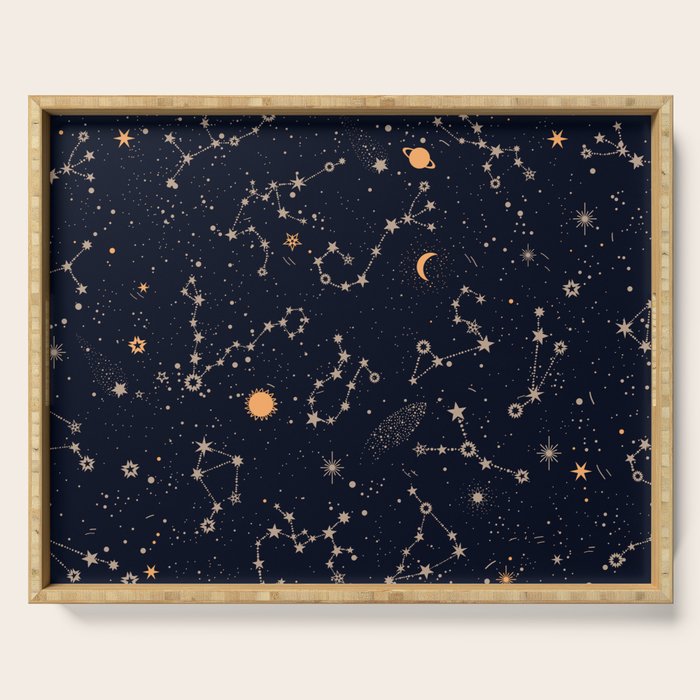 Starry Night IV Serving Tray Gallery Image 1