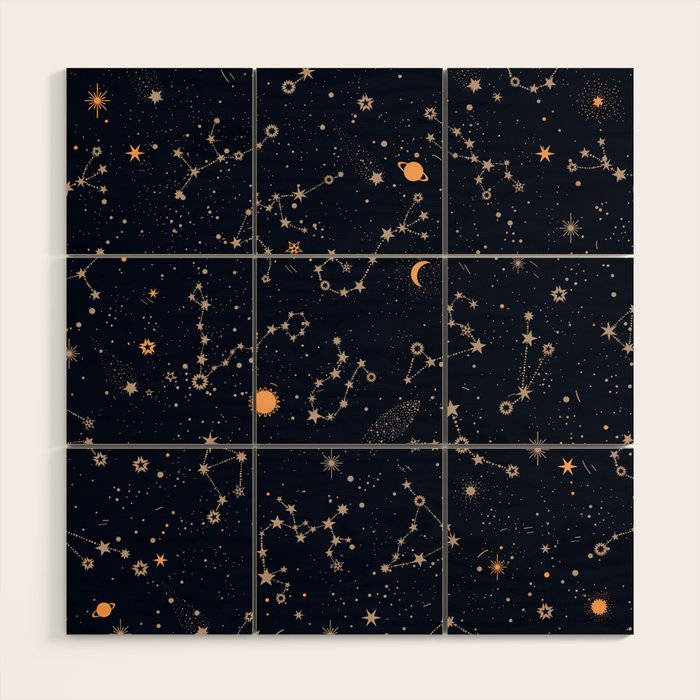 Starry Night IV Wood Wall Art Gallery Image 1