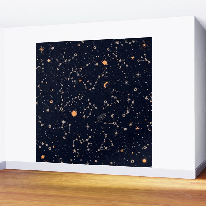 Starry Night IV Wall Mural Gallery Image 2