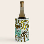 Blue Bow Print Wine Chiller Gallery Image 2
