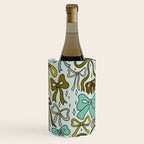 Blue Bow Print Wine Chiller Gallery Image 1