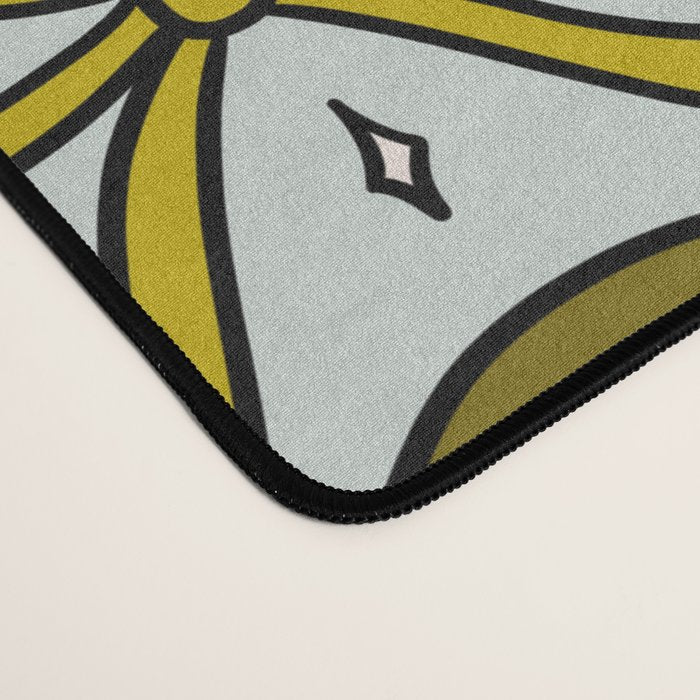 Blue Bow Print Desk Mat Gallery Image 4