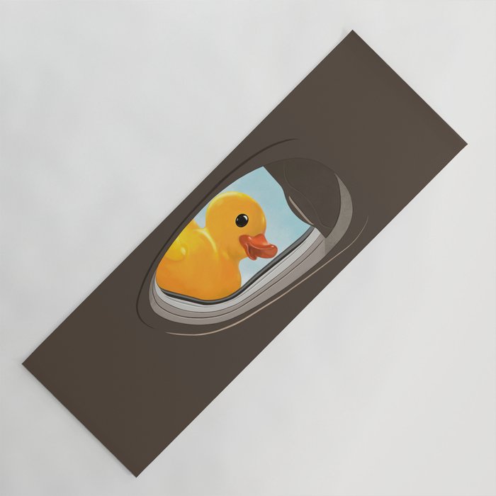 Hello! Yellow Duck Yoga Mat Gallery Image 1