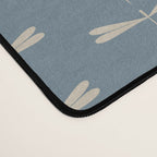 Dragonfly Pattern I Blue Desk Mat Gallery Image 4