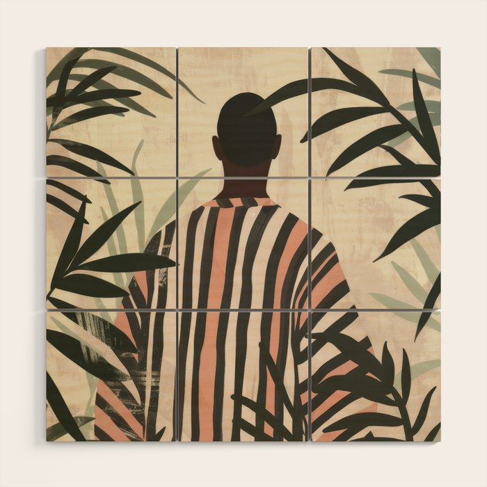 Jungle Silence Wood Wall Art Gallery Image 1