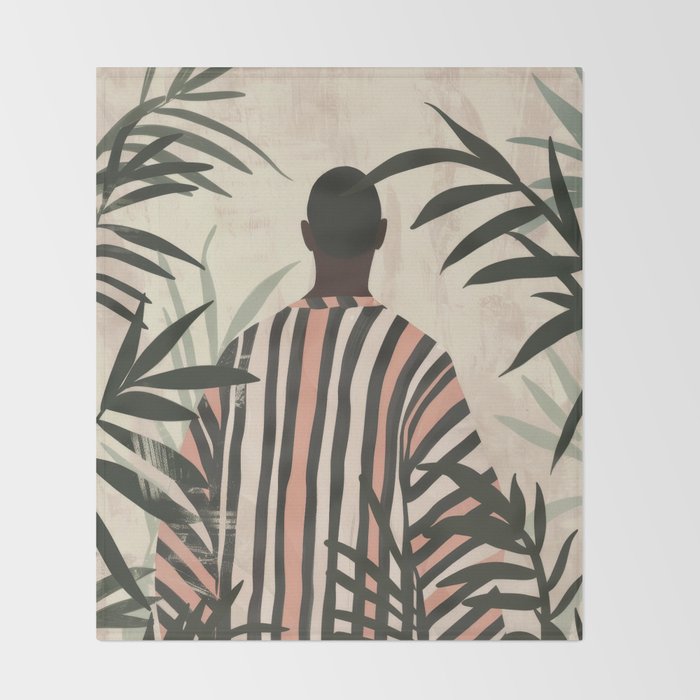 Jungle Silence Throw Blanket Gallery Image 2