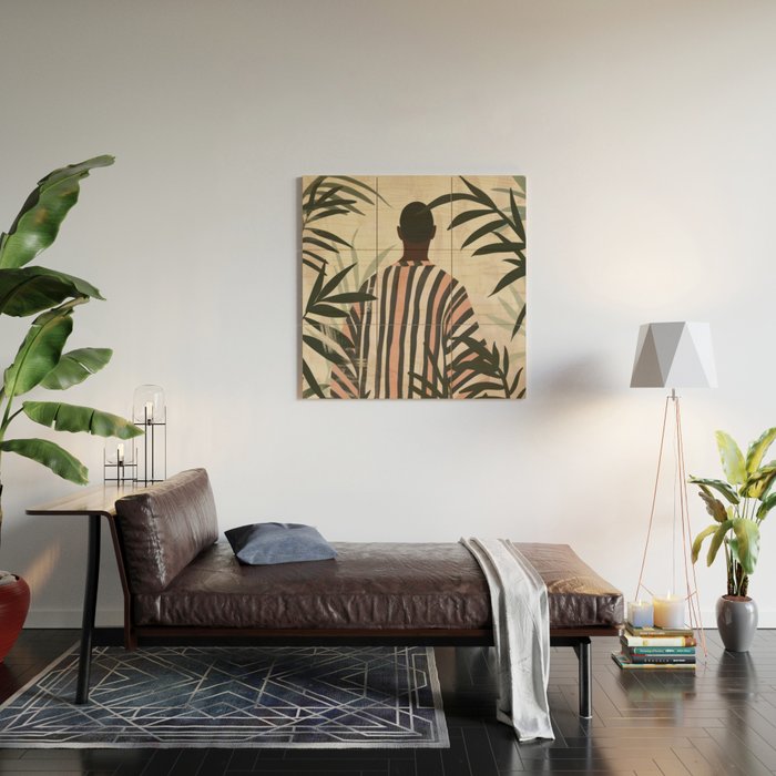 Jungle Silence Wood Wall Art Gallery Image 2