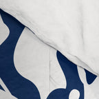 Blue jungle: Organic shapes and flowers Comforter Gallery Image 4