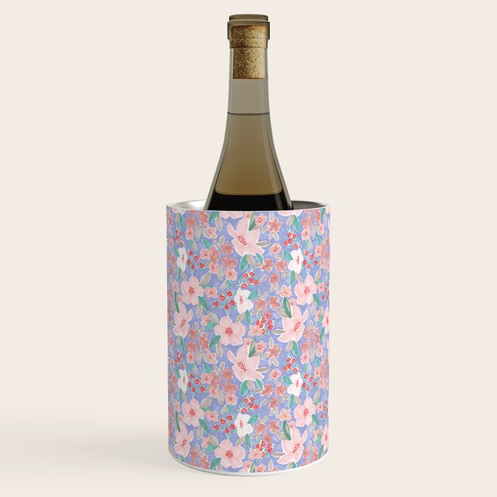 Marker Florals - Blue Coral Wine Chiller Gallery Image 3