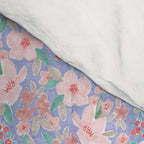 Marker Florals - Blue Coral Comforter Gallery Image 4