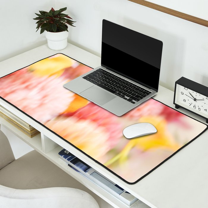 Moving flowers - Abstract Floral Photography | Square Desk Mat Gallery Image 2