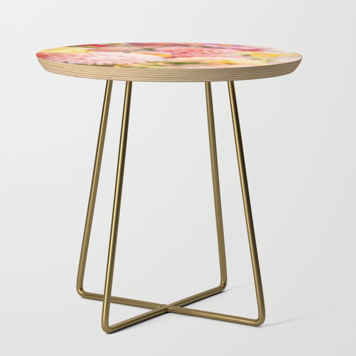 Moving flowers - Abstract Floral Photography | Square Side Table Gallery Image 1